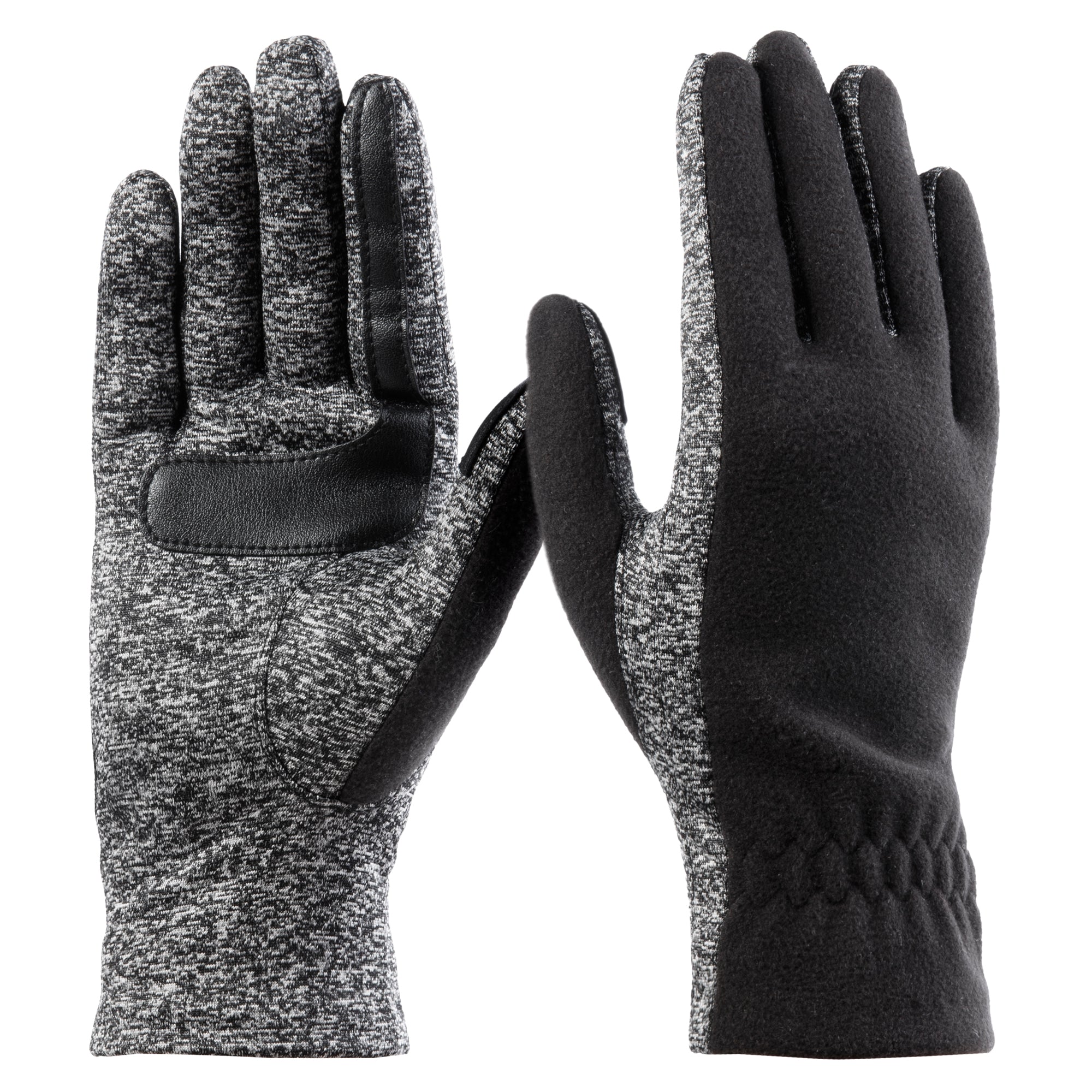 Women's Touch Screen Non-Slip Grip Winter Gloves with Fleece Lining LWG05-BK