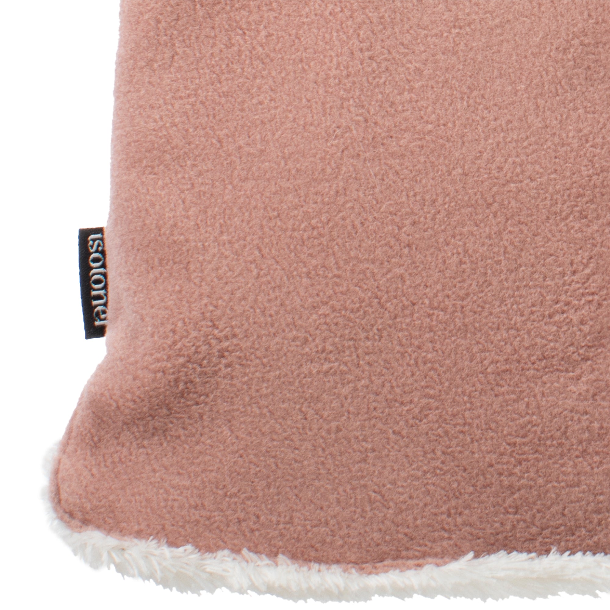 womens recycled stretch fleece glove in Evening Sand