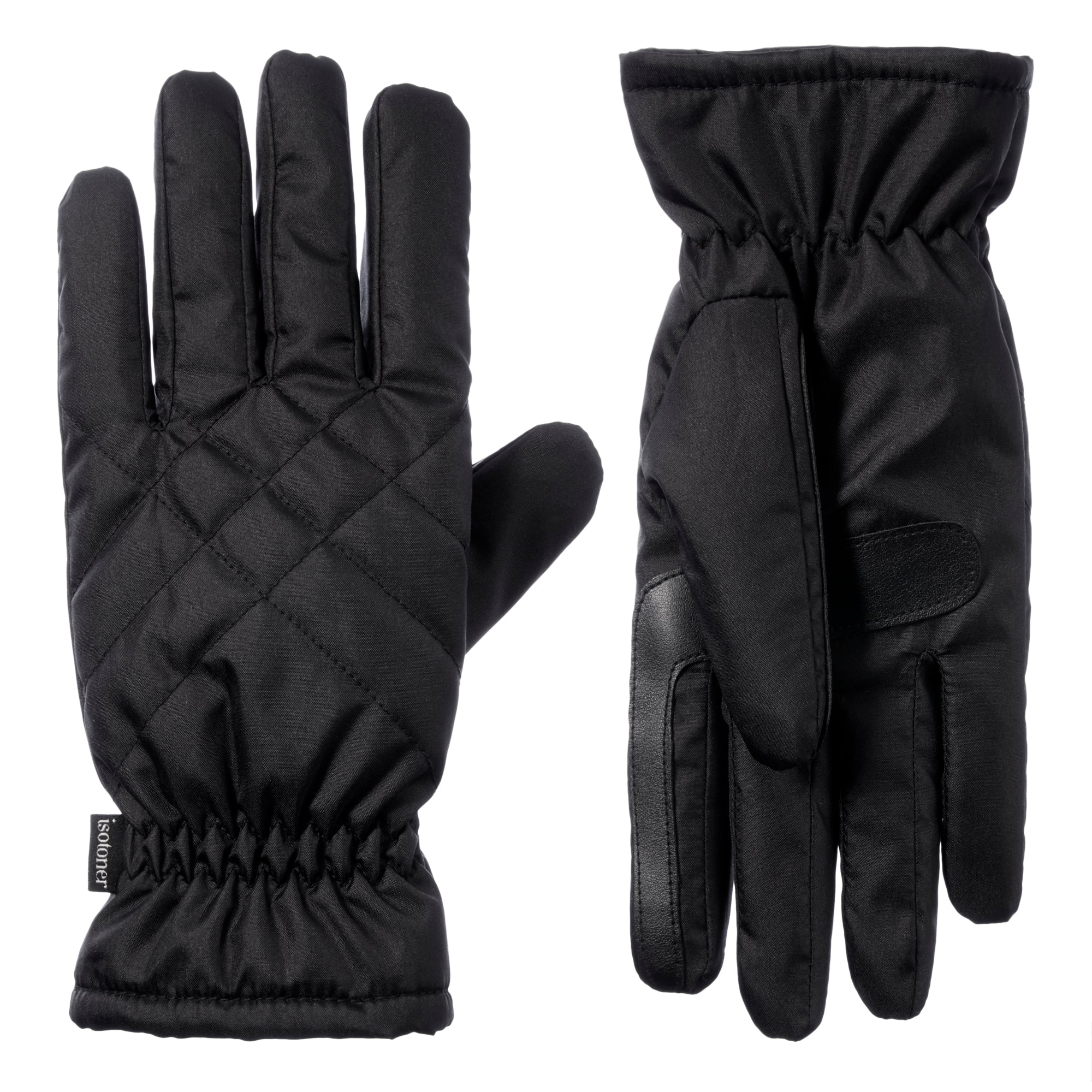 isotoner handschuhe Isotoner Women's Sleekheat Gloves with Gathered Wrist-A30532-S/M-BLACK