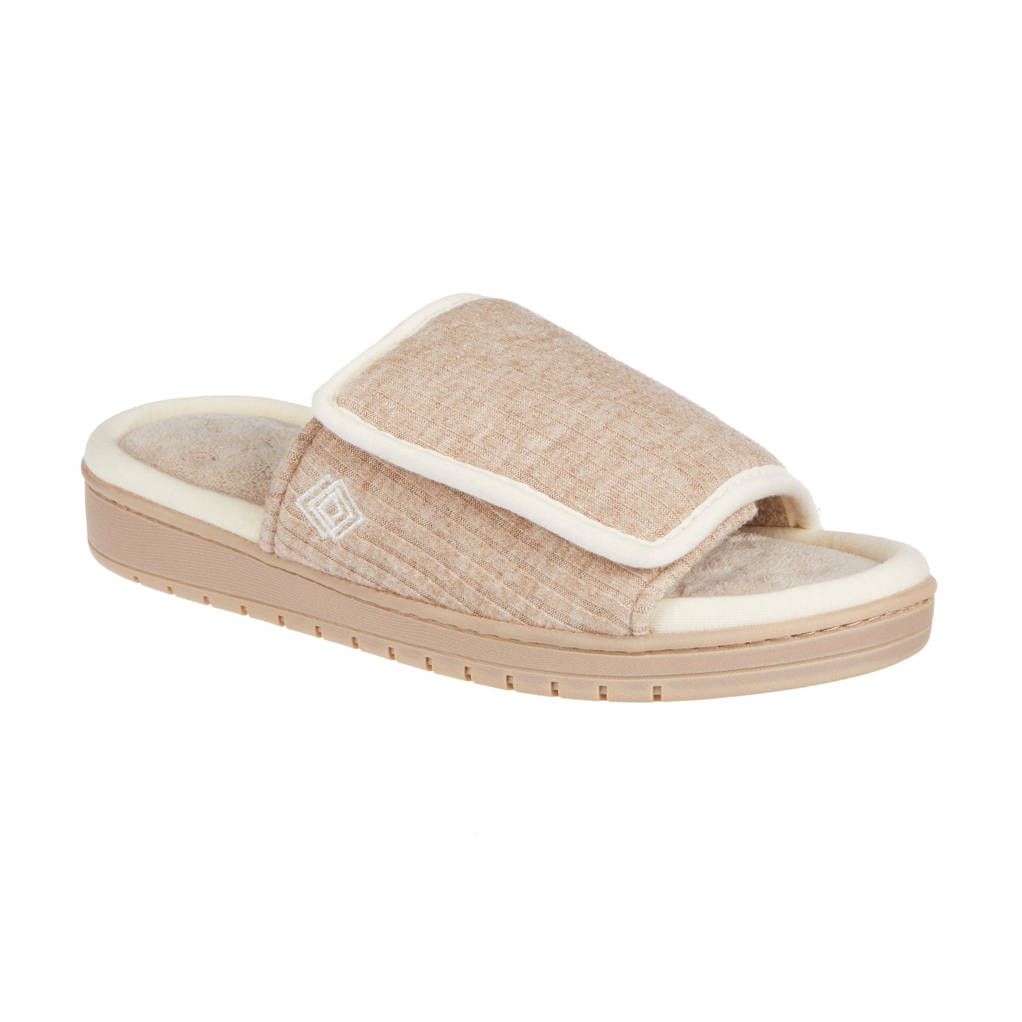 08838 Isotoner Womens knit slip on slippers