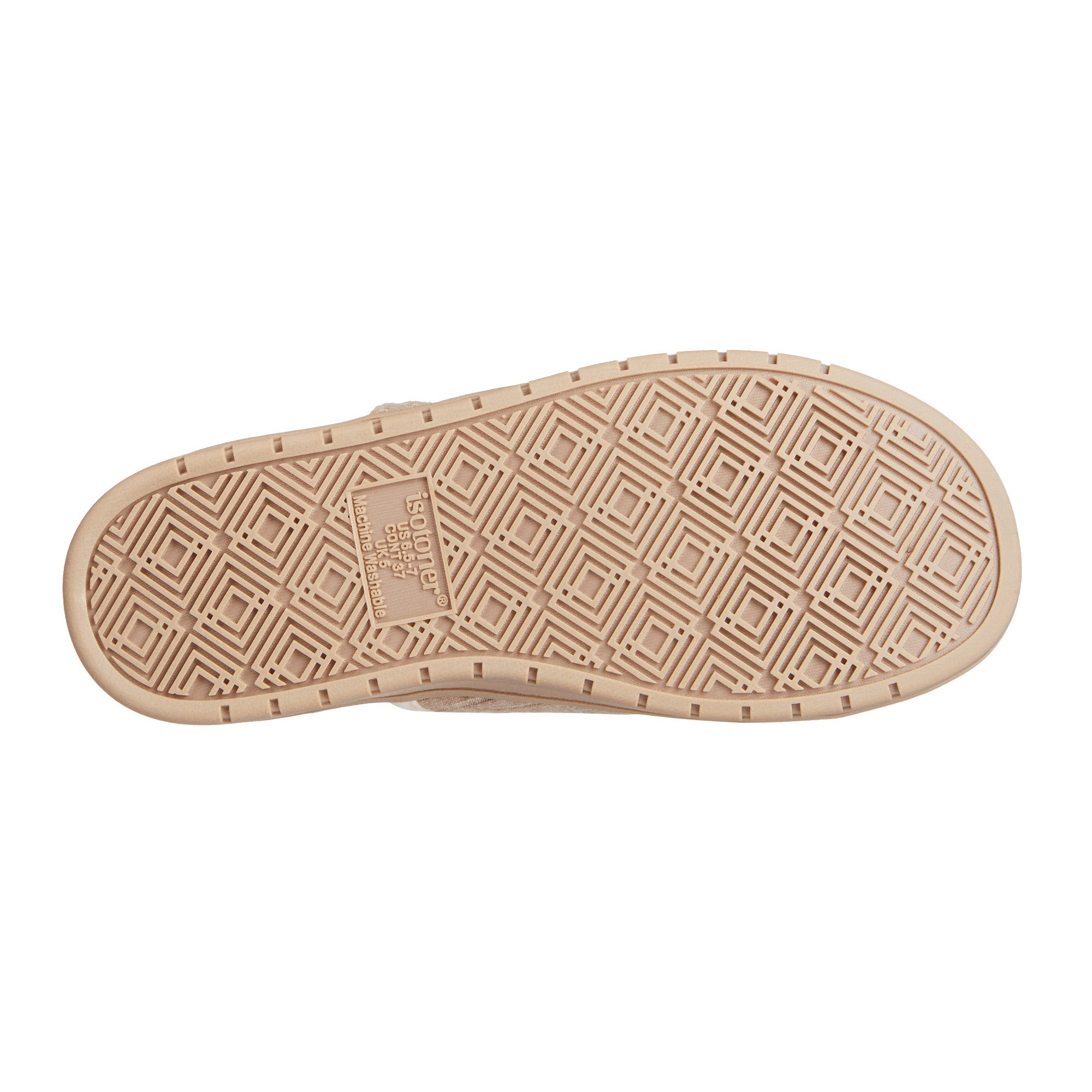 08838 Isotoner Womens knit slip on slippers