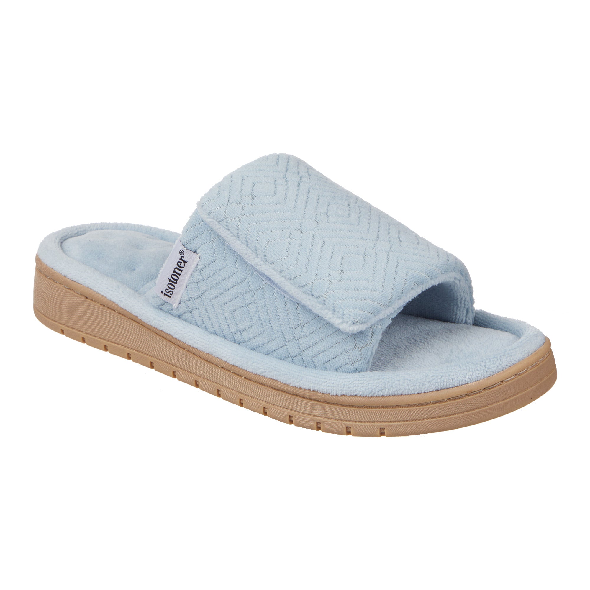 Women's Diamond Microterry Gemma Adjustable Slide Slipper
