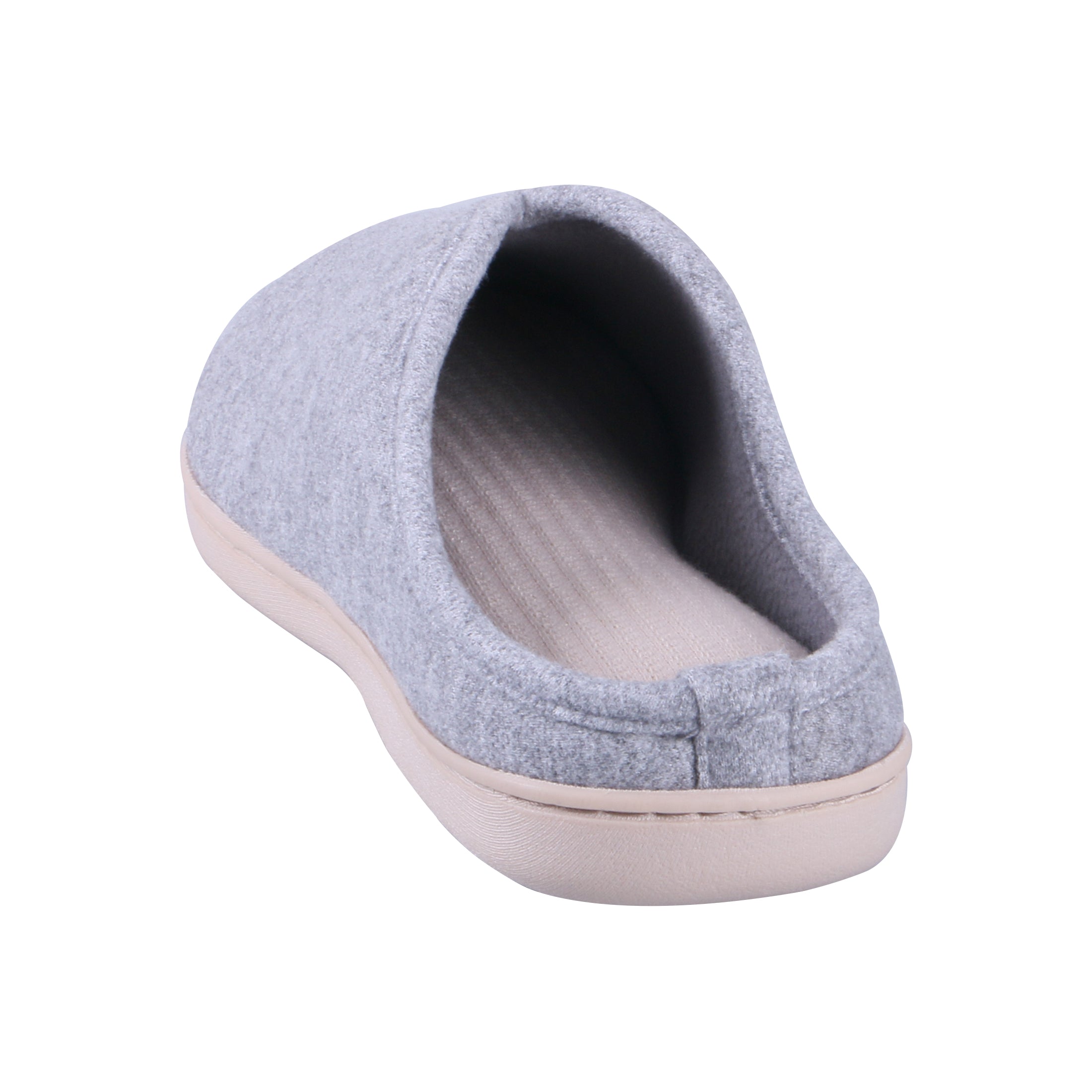 9402 isotoner Stone clog slipper on a white background.