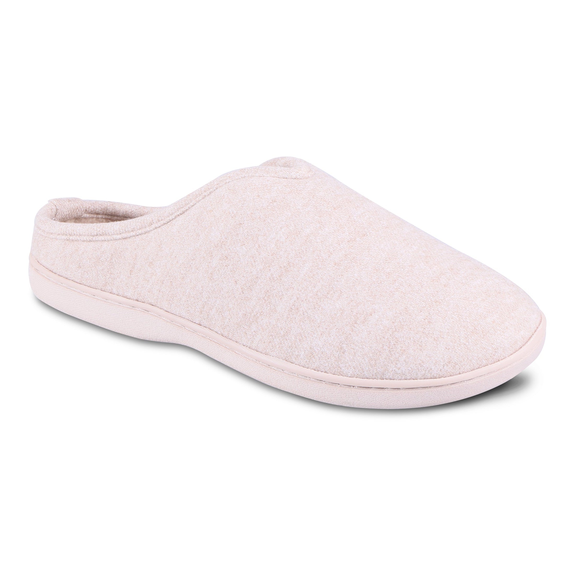 9402 isotoner Stone clog slipper on a white background.