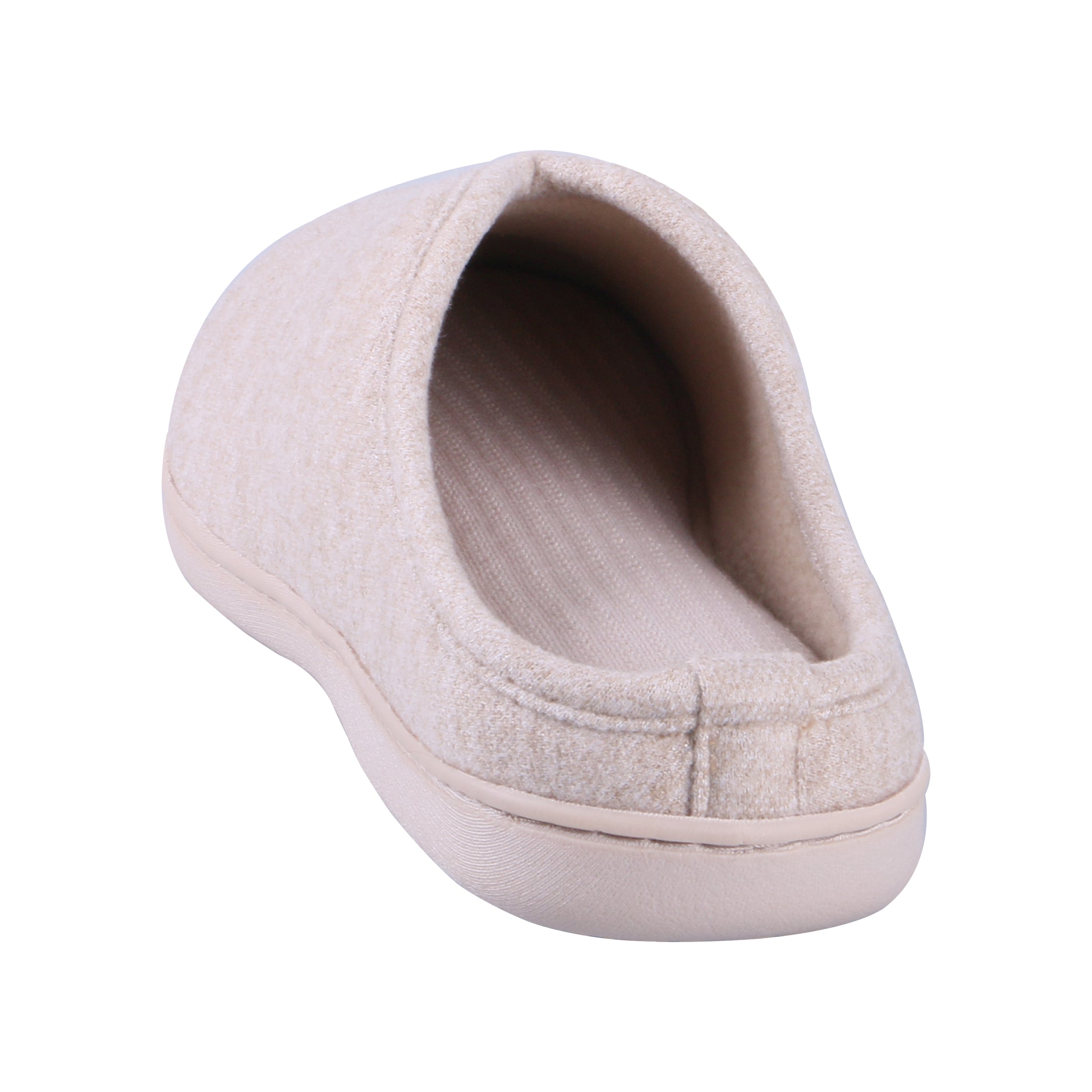 9402 isotoner Stone clog slipper on a white background.