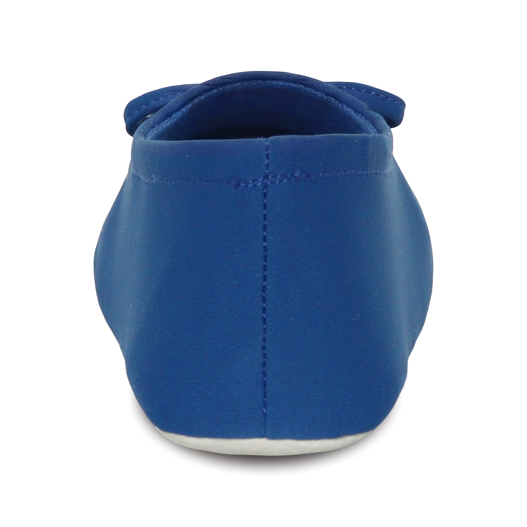 9416 Isotoner Colorful blue ballerina slipper on a white background