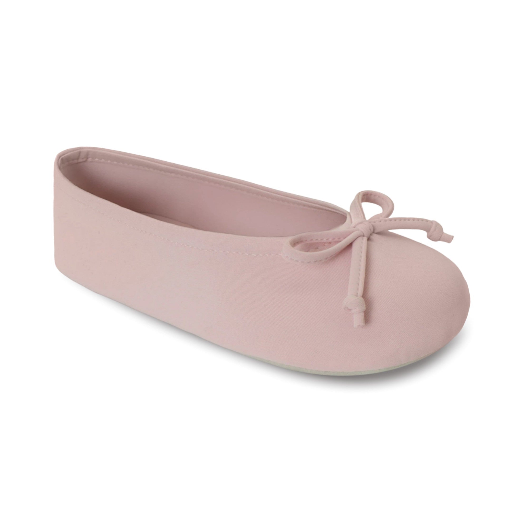 9416 Isotoner Colorful pink ballerina slipper on a white background