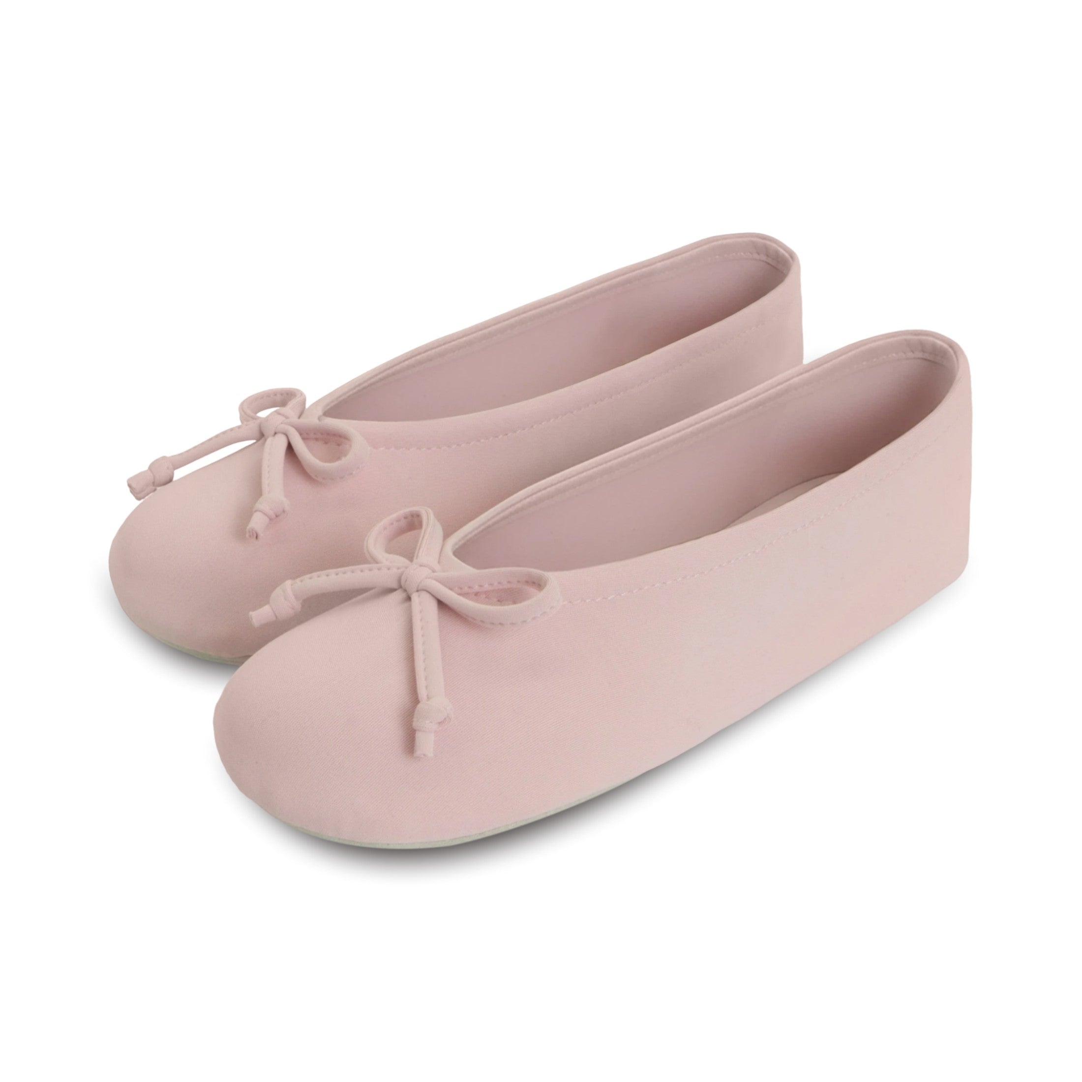 9416 Isotoner Colorful pink ballerina slipper on a white background