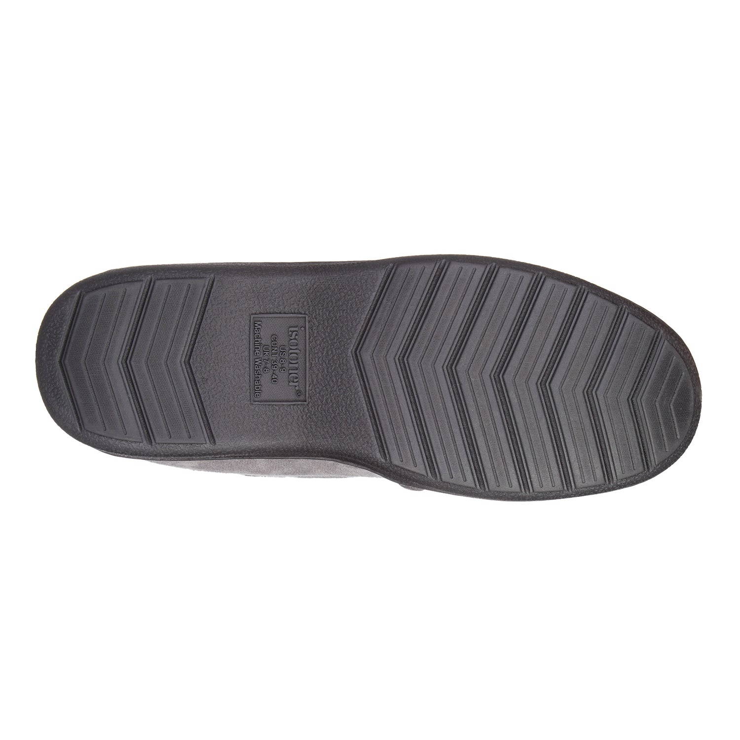 97044 Isotoner Mens Carter Boater Moccasin Slippers