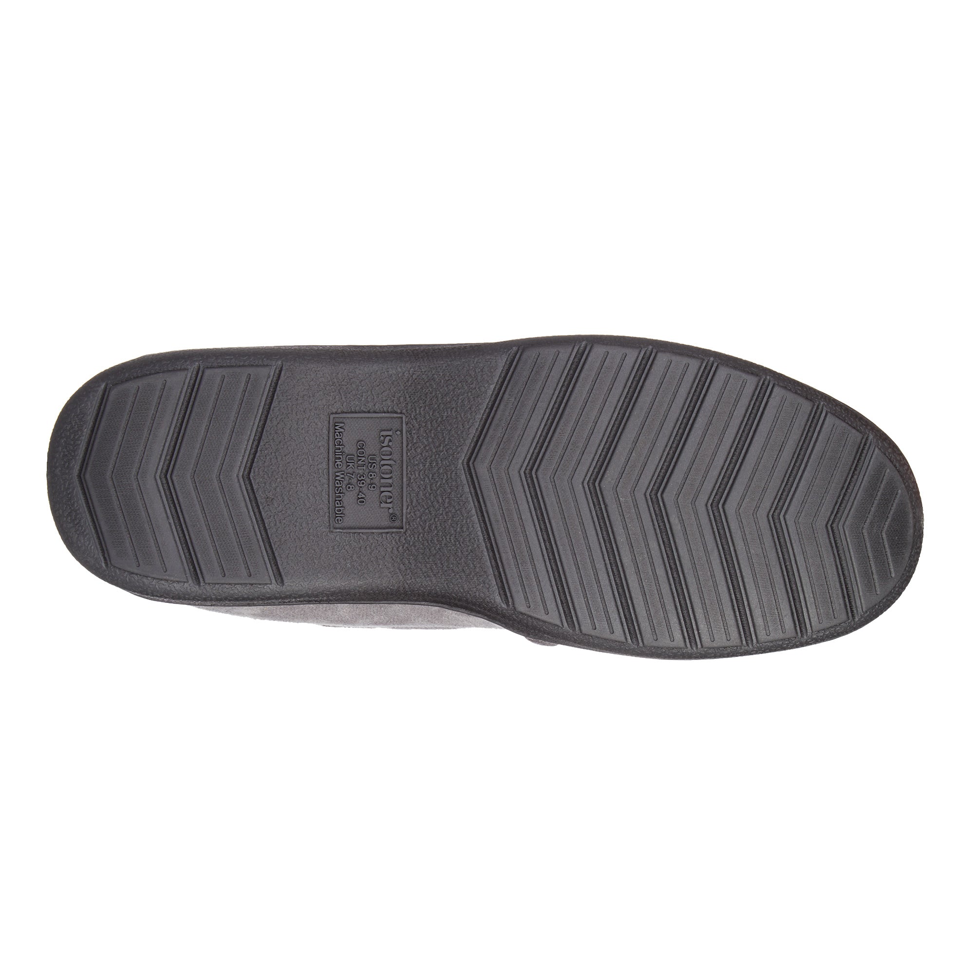 97044 Isotoner Mens Carter Boater Moccasin Slippers