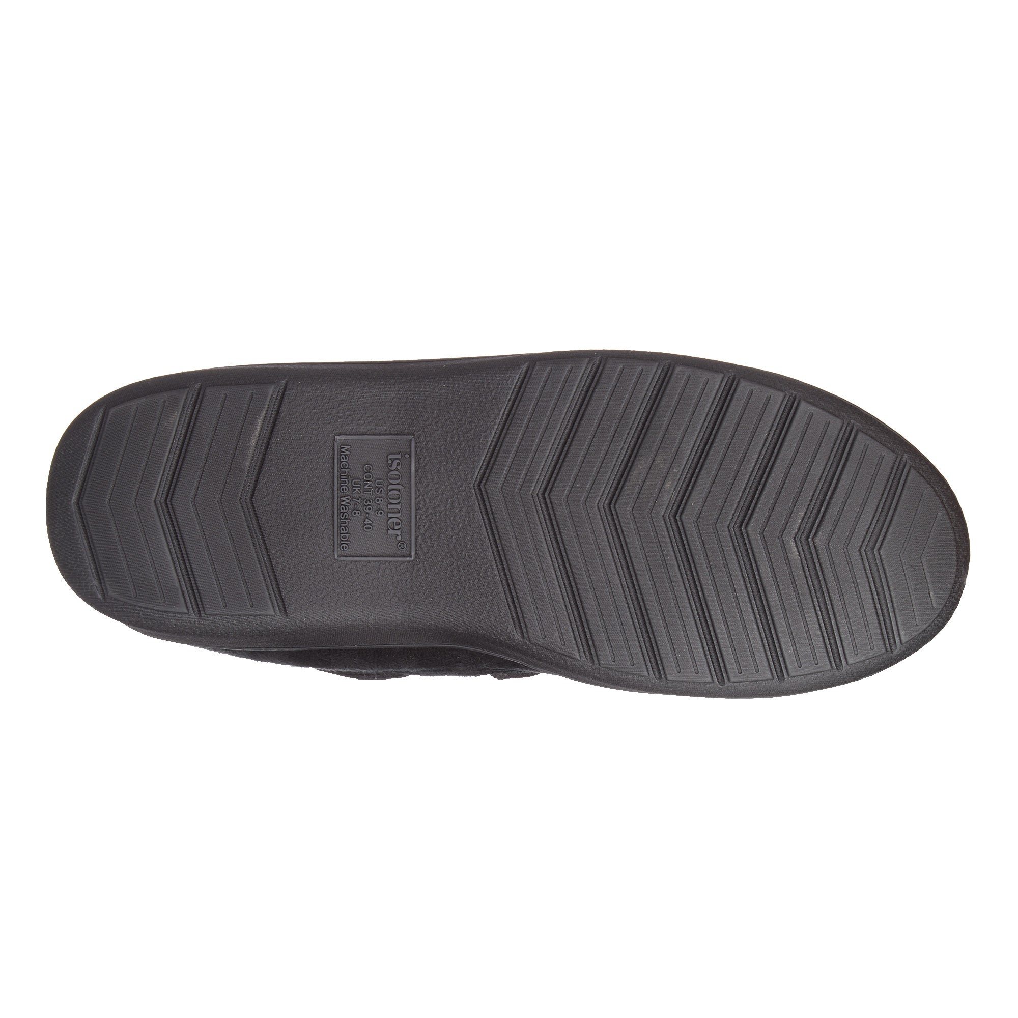 97044 Isotoner Mens Carter Boater Moccasin Slippers
