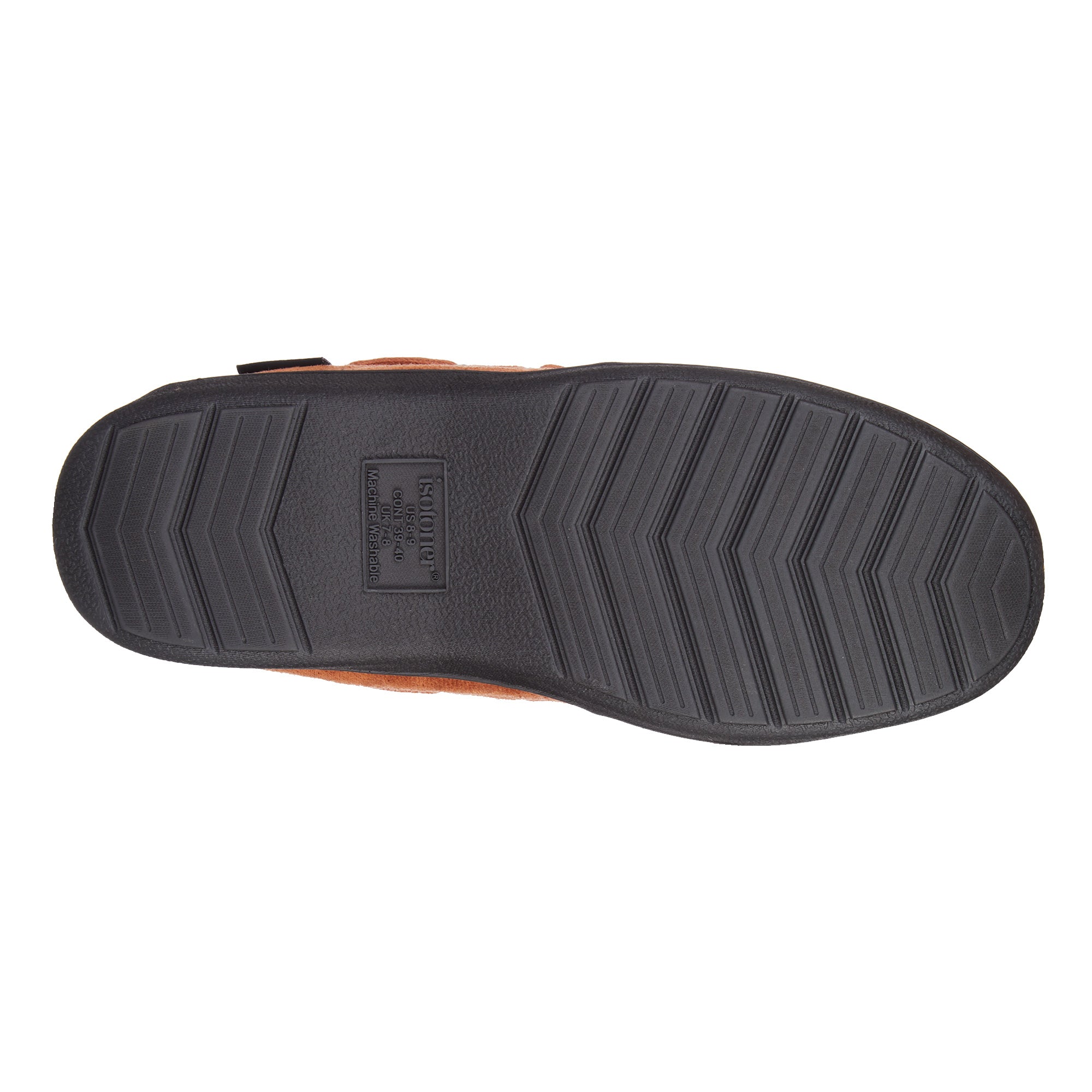 97044 Isotoner Mens Carter Boater Moccasin Slippers