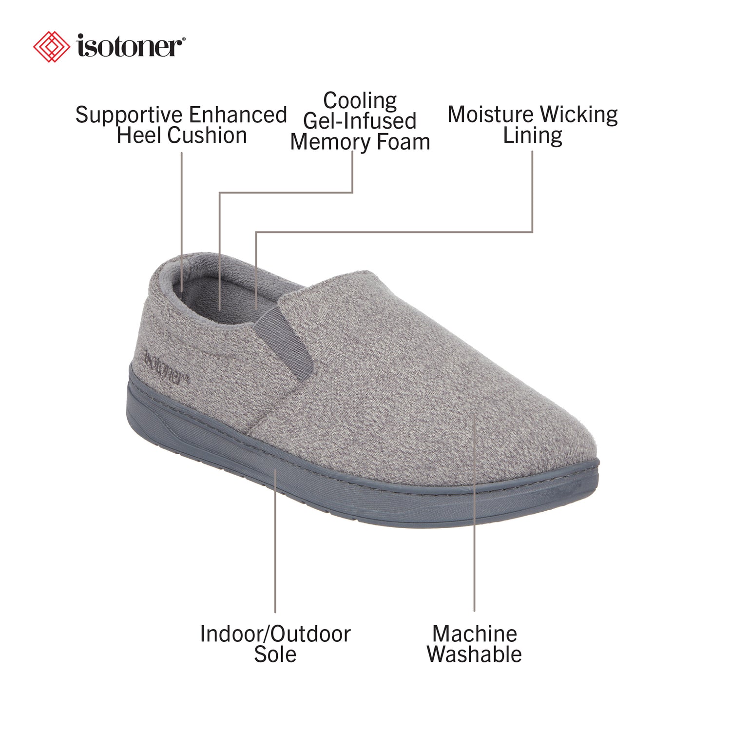 98039 Isotoner Mens Brady Men&