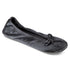 Women’s Isotoner Satin Ballerina Slippers with Satin Bow style 96009