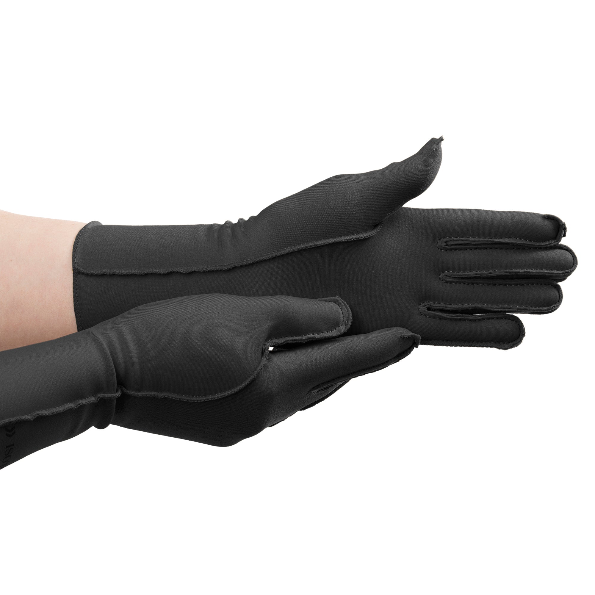 compression handschuhe Isotoner Full Finger Therapeutic Compression Gloves Black Large