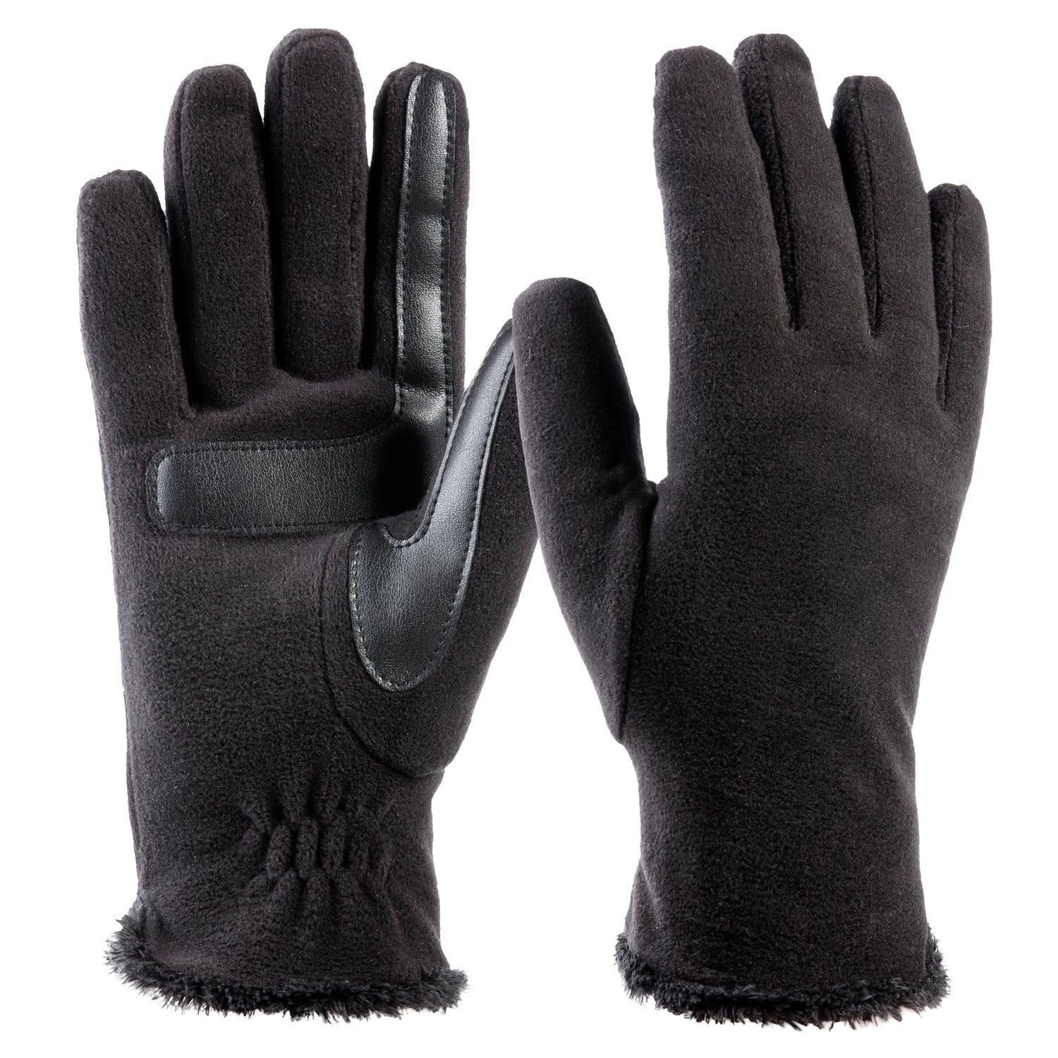 Isotoner Black Women's Fleece Gloves