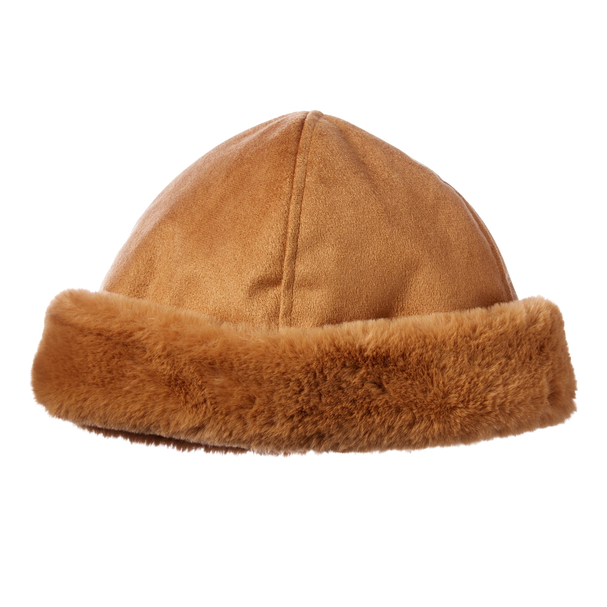 Women's Microsuede Hat with Faux Fur Cuff – Isotoner.com USA