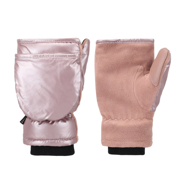 30694 Women's Insulated & Water Repellent Touchscreen Flip Top Mittens #color_winter-blossoms
