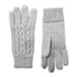 A pair of cable knit touchscreen gloves for women. isotoner chevron knit glove  