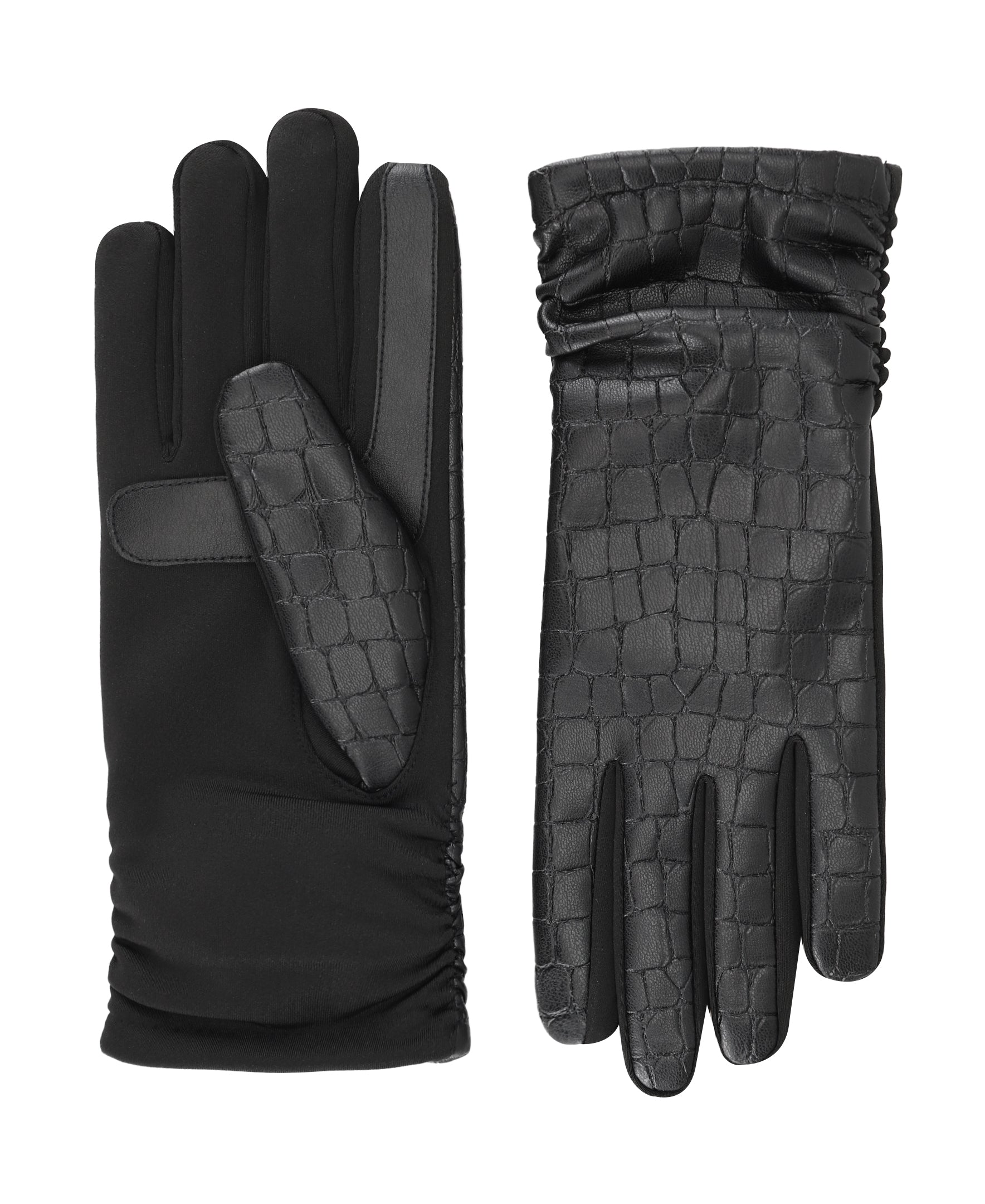 Women's Faux Croc Leather Glove – Isotoner.com USA