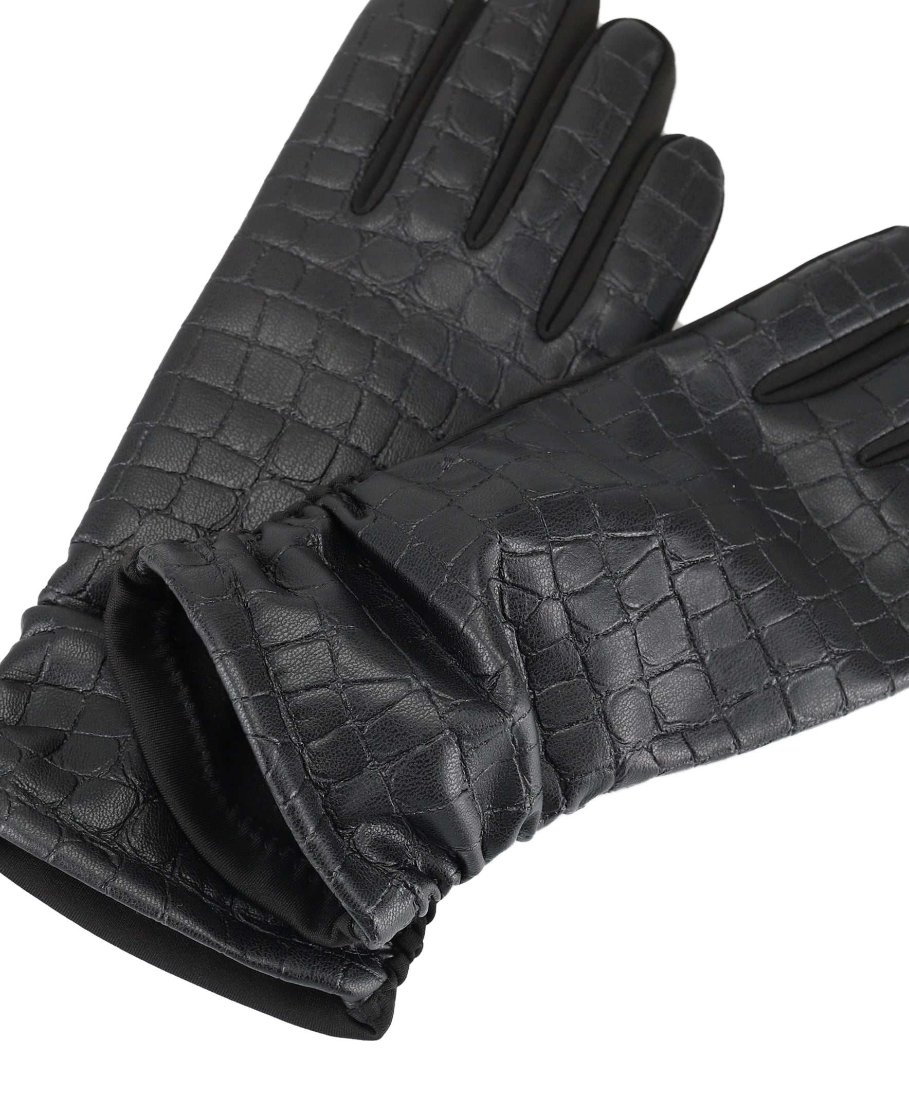 Women's Faux Croc Leather Glove – Isotoner.com USA