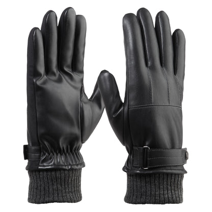 Men's SleekHeat Faux Leather Nappa Gloves with smarTouch® – Isotoner.com USA