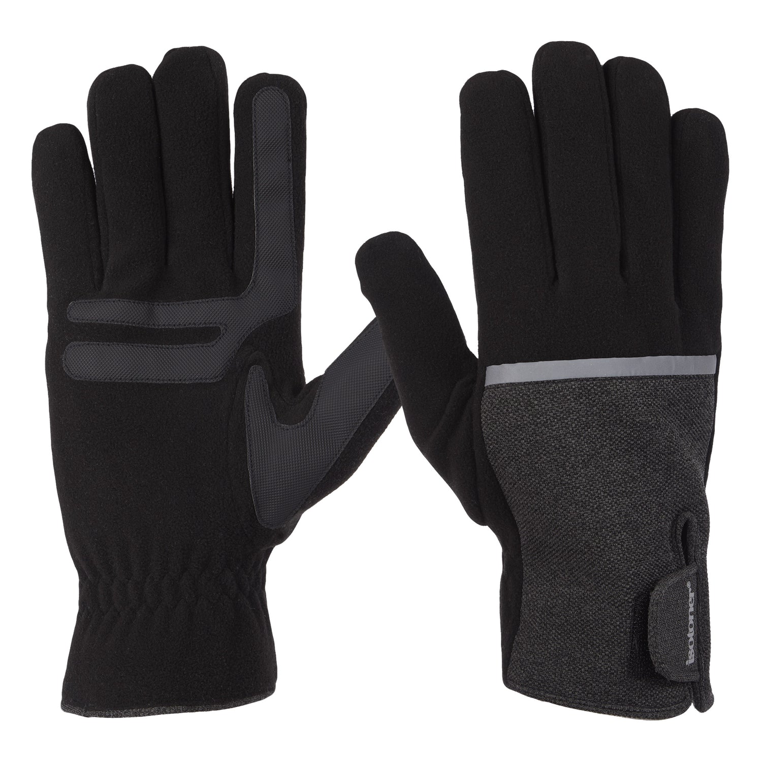 Men's Adjustable Tech Stretch Glove with Reflective Detailing