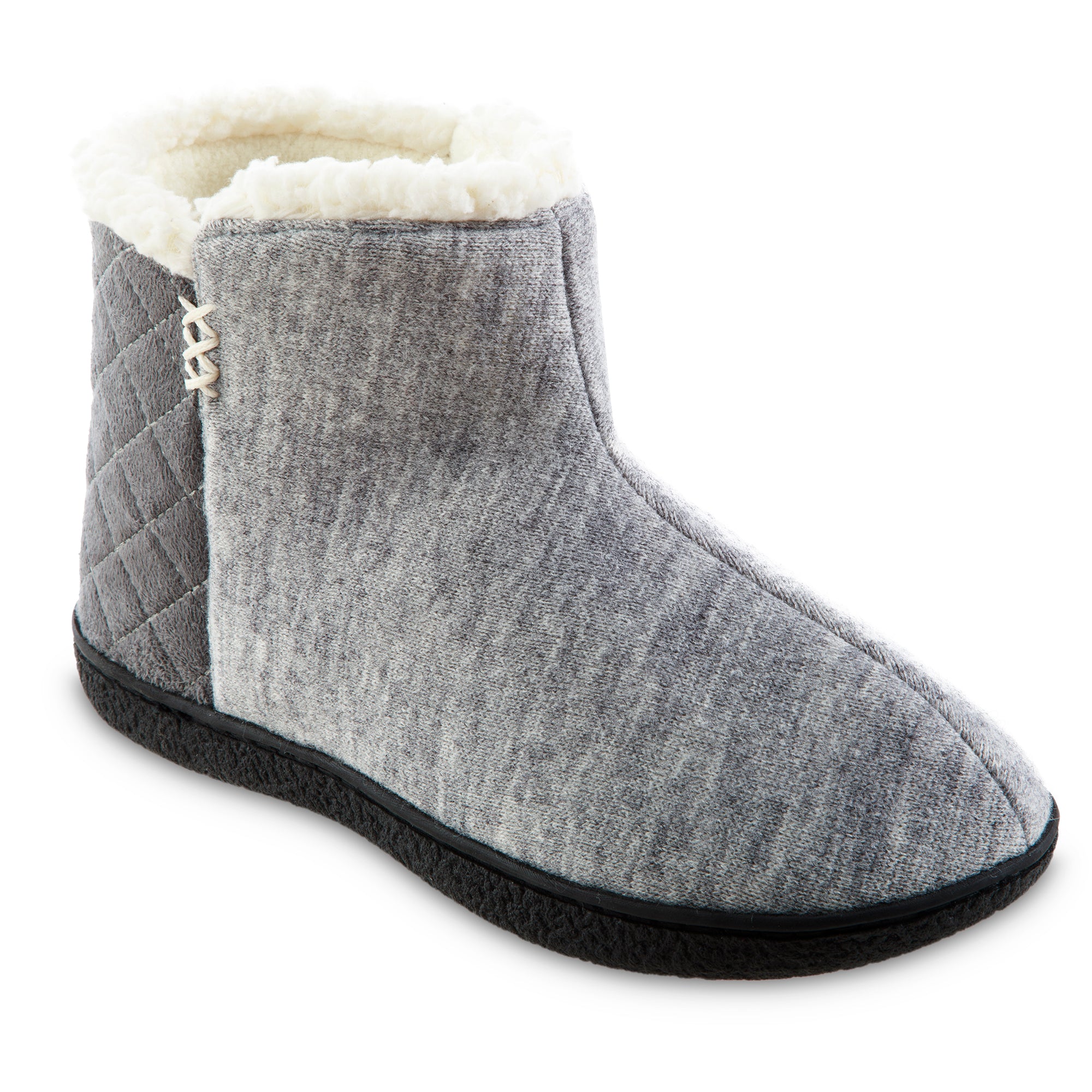 Isotoner Women s Memory Foam Heather Knit Low Boot ECO Comfort