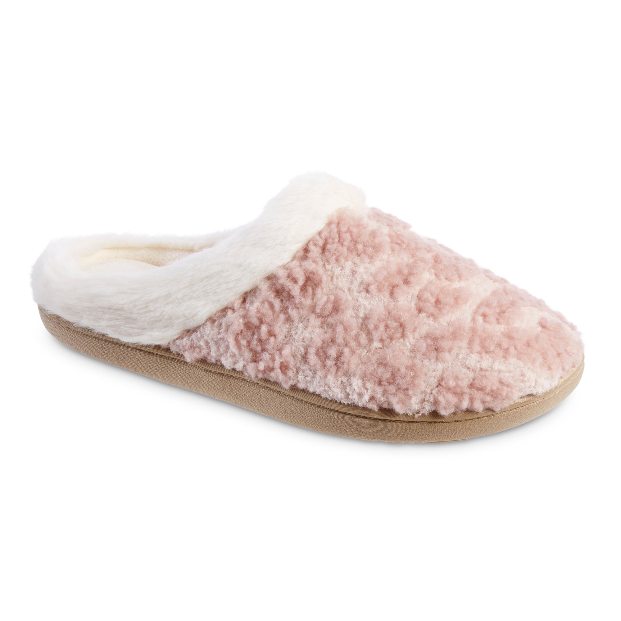 Women s Isla Cheetah Hoodback Slippers with Faux Fur and Memory Foam Isotoner USA