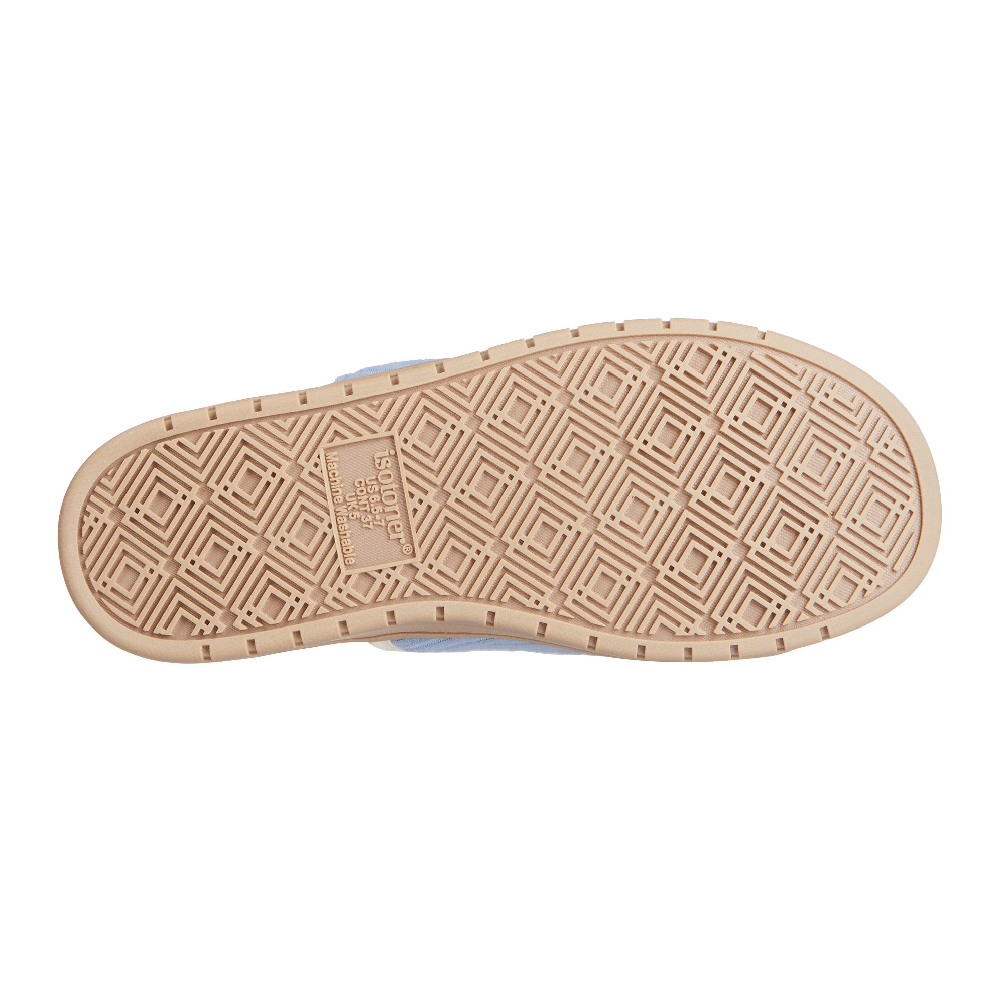 08838 Isotoner Womens knit slip on slippers 