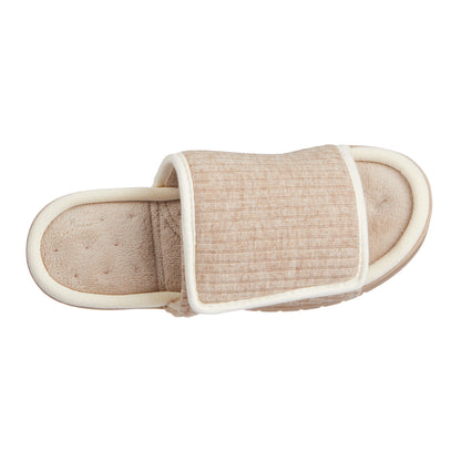 08838 Isotoner Womens knit slip on slippers 