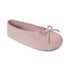 9416 Isotoner Colorful pink ballerina slipper on a white background 