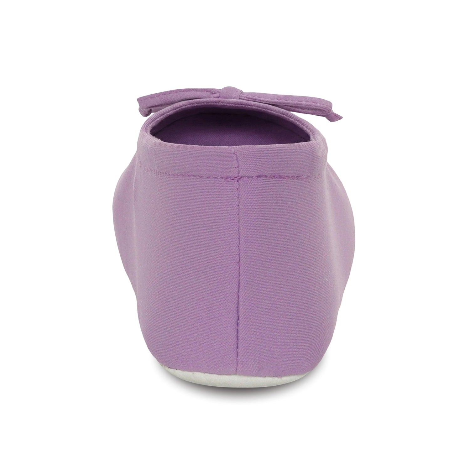 9416 Isotoner Colorful purple ballerina slipper on a white background 