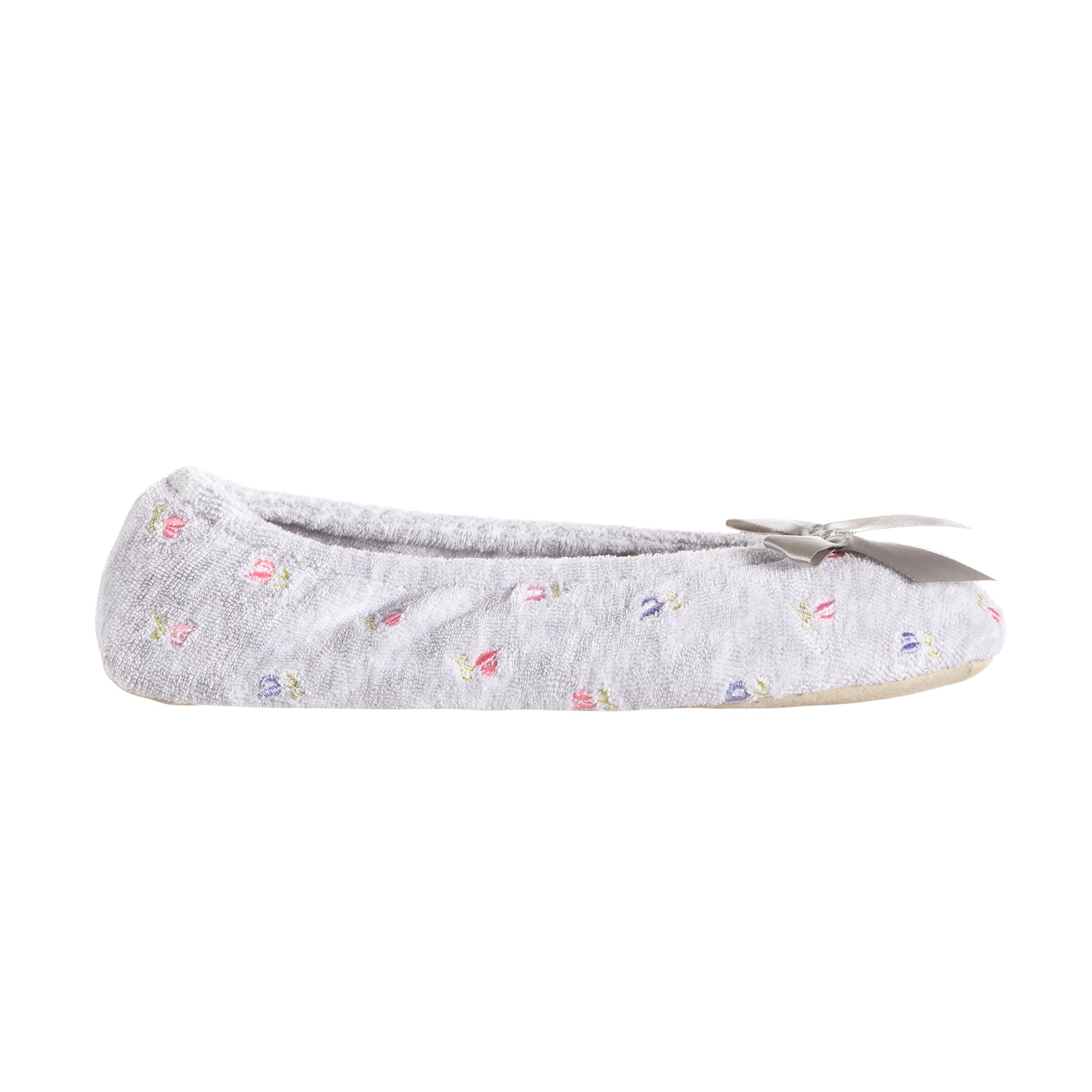 Women's Embroidered Terry Ballerina – Isotoner.com USA