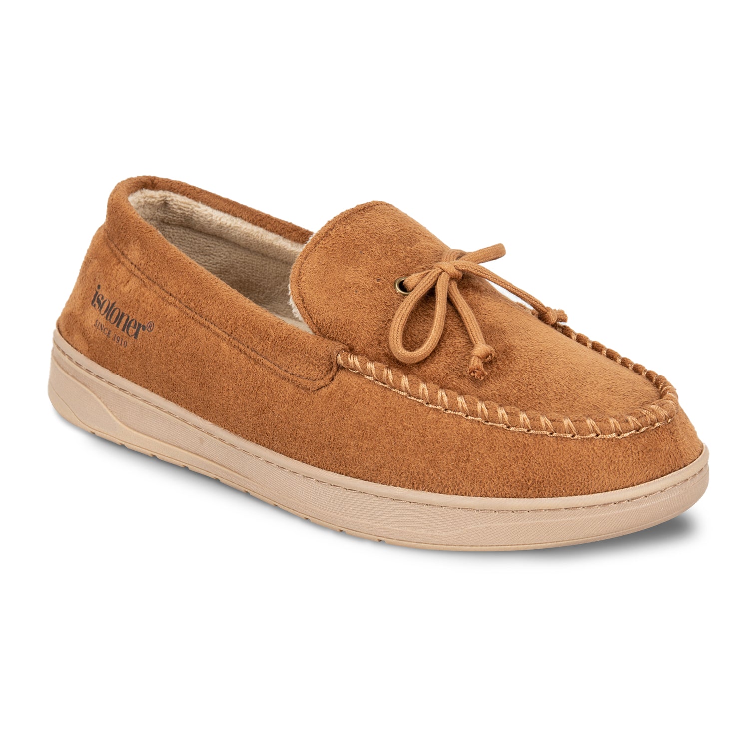 98024 Isotoner Mens Microsuede Boater Men&