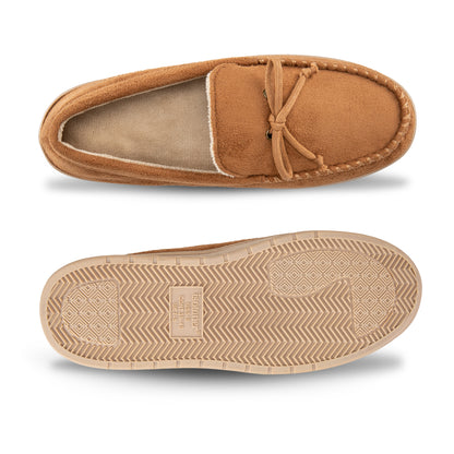 98024 Isotoner Mens Microsuede Boater Men&