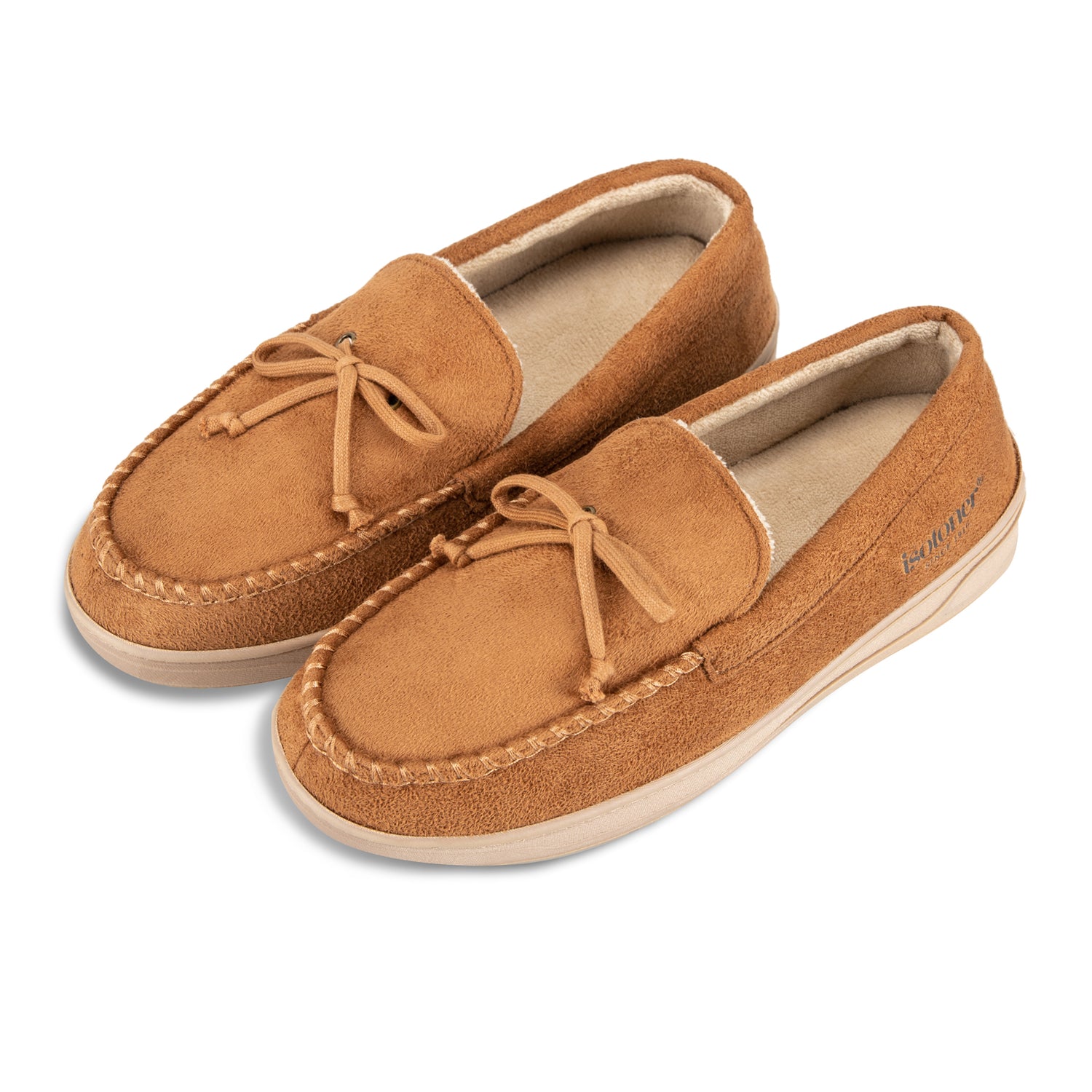98024 Isotoner Mens Microsuede Boater Men&