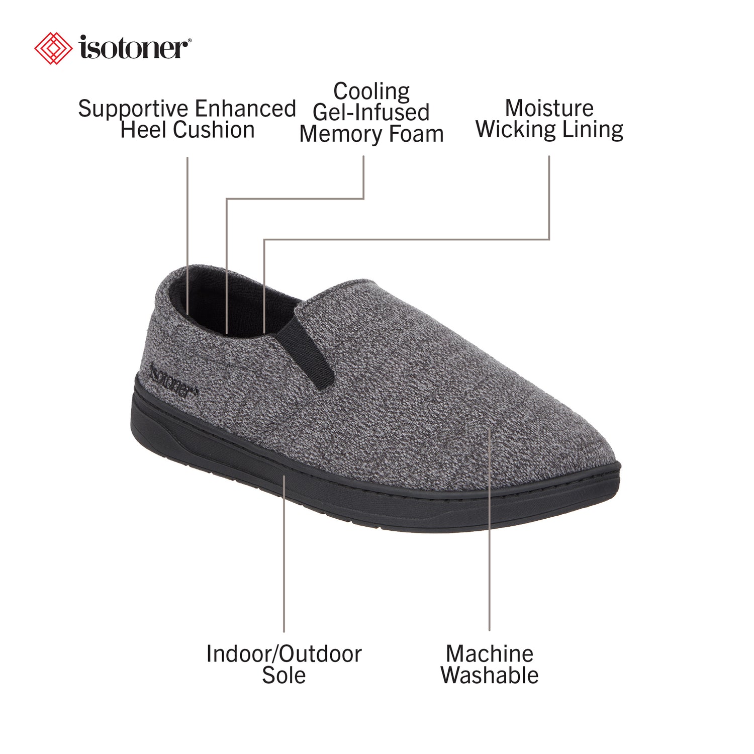 98039 Isotoner Mens Brady Men&