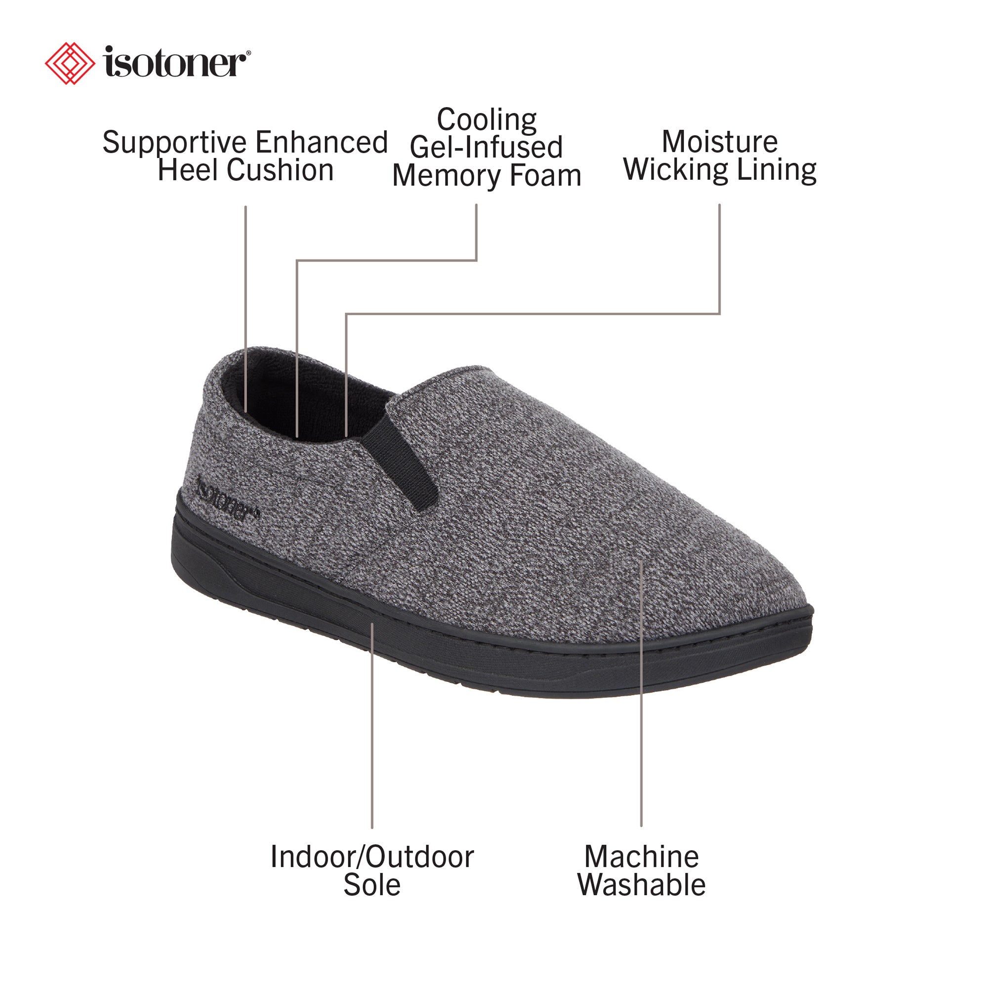 98039 Isotoner Mens Brady Men&