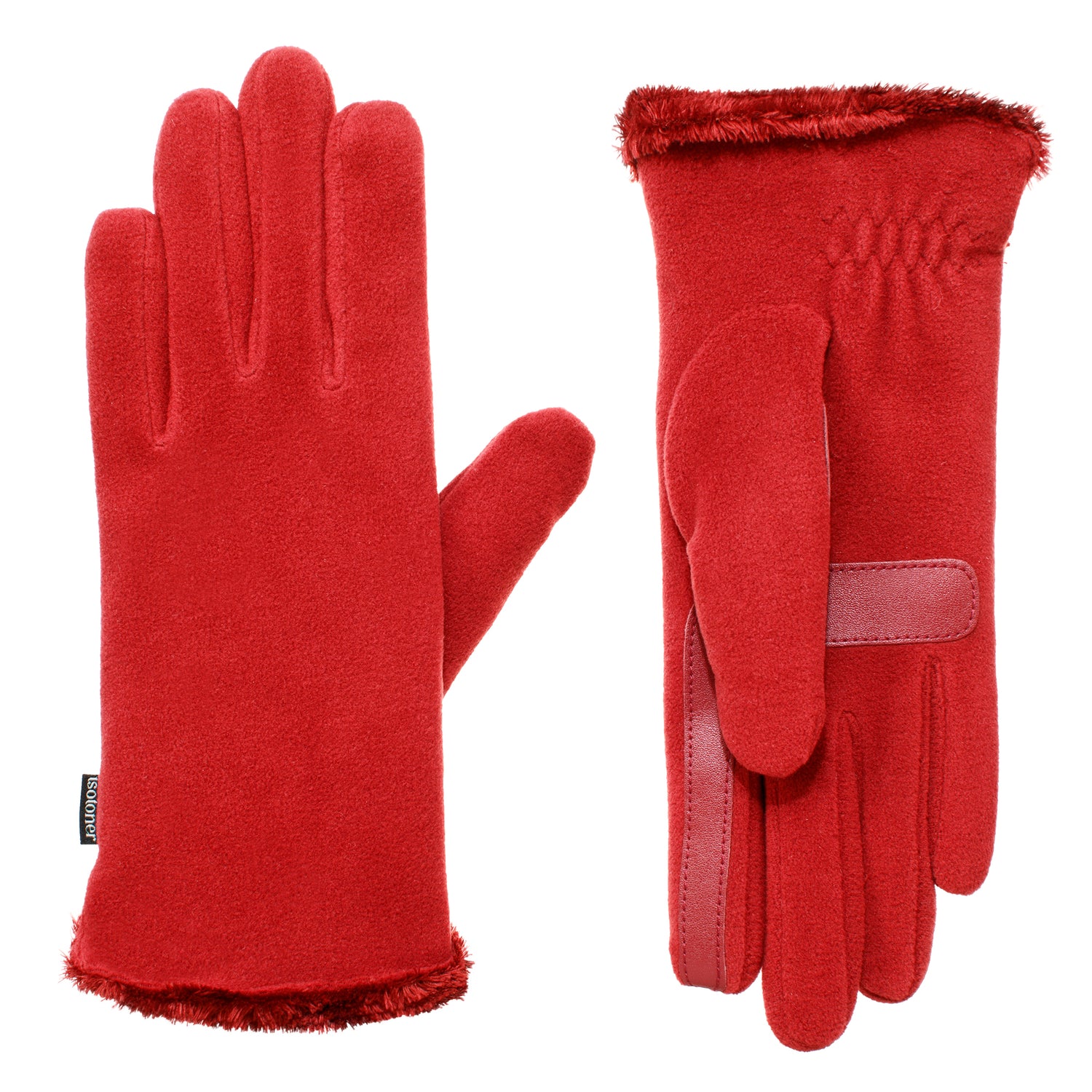 Women\'s Recycled Stretch Fleece Gloves with smartDri® – Isotoner.com USA