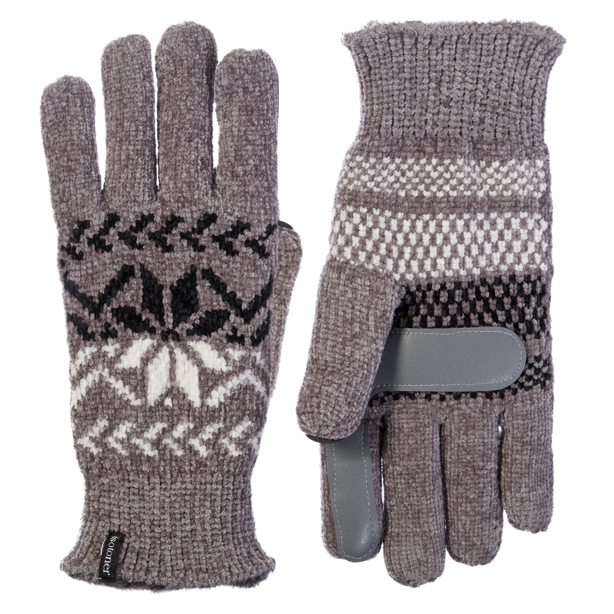 30636 Women’s Chenille Snowflake Gloves 
