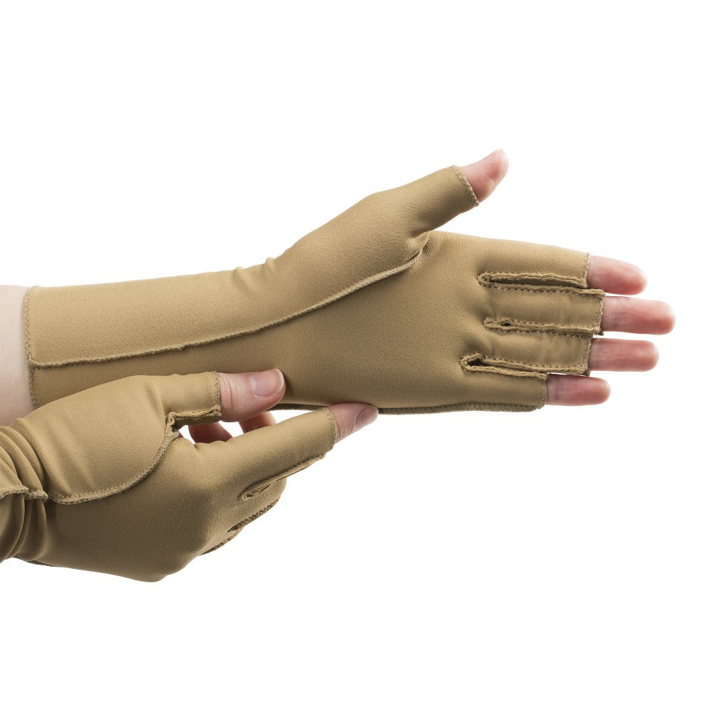Fingerless Therapeutic Compression Gloves