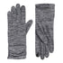 Women’s Antimicrobial Touchscreen Glove with Watch Vent pair in Heather Grey