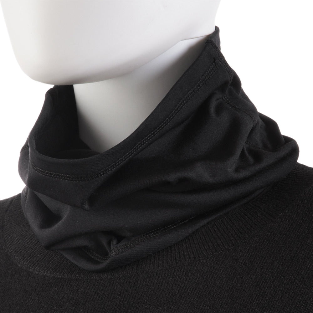 Women’s Lined Antimicrobial Gaiter in Black on mannequin