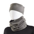 Women’s Recycled Water Repellent Reversible Fleece Scarf in Heather Grey on Mannequin