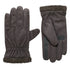 Men’s Recycled Microsuede and Berber Glove pair in Lead Grey side by side