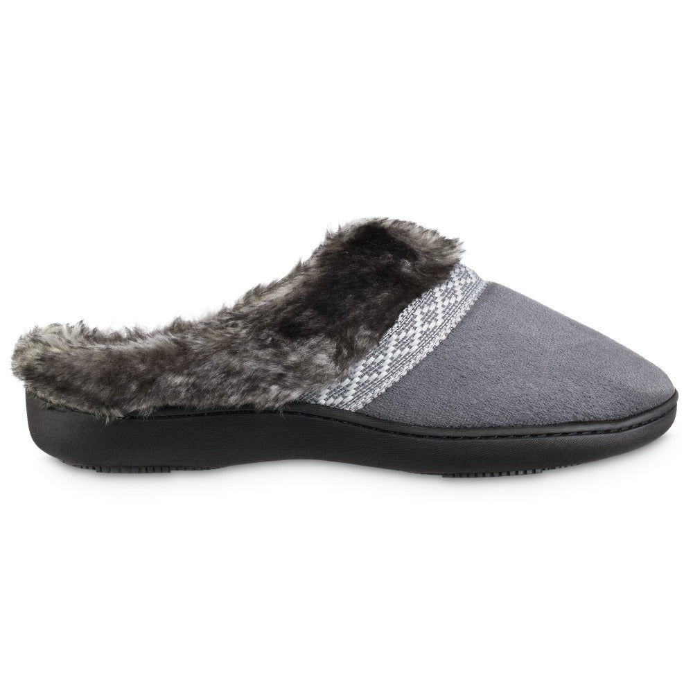 Women’s Microsuede Basil Hoodback Slippers in Mineral Profile