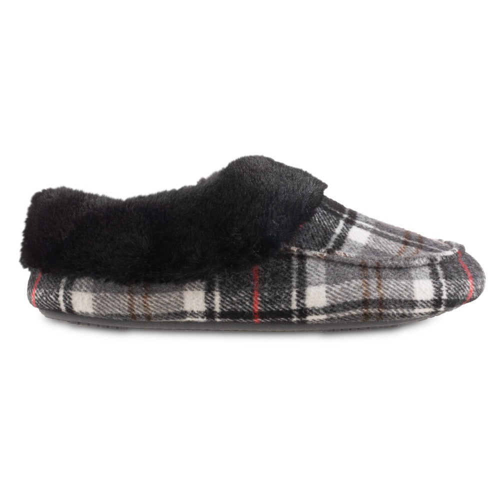 Women’s Print Valerie Bootie Slipper in Ash Profile