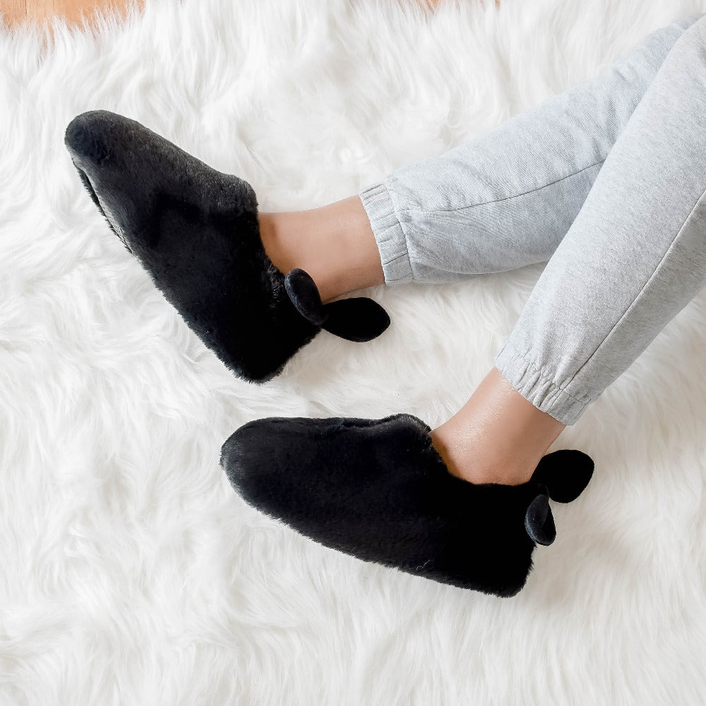 Fuzzy Boot Slide Slippers