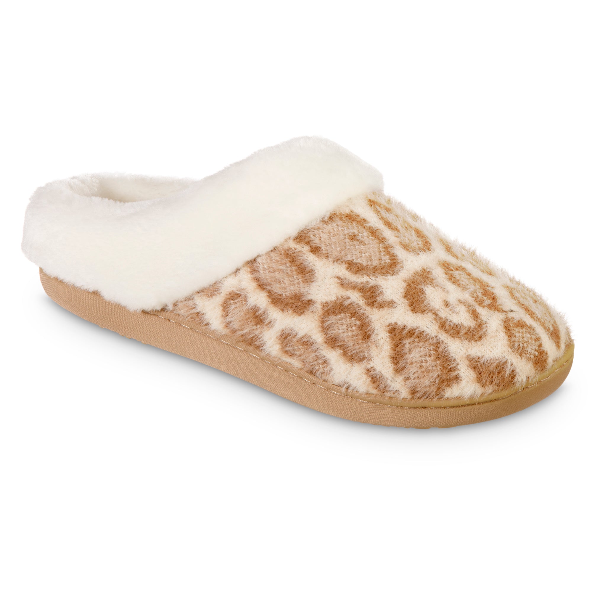 Womens cheetah hotsell slippers
